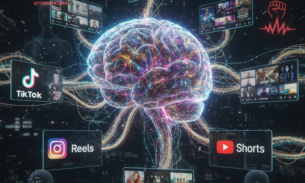 How Short-Form Videos Rewire the Brain: Attention Loss, Overstimulation, and Mental Fatigue