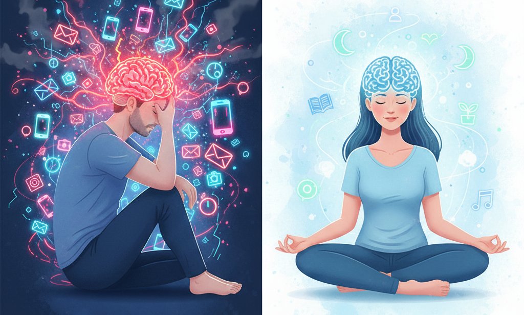 How Constant Information Input Overheats the Brain