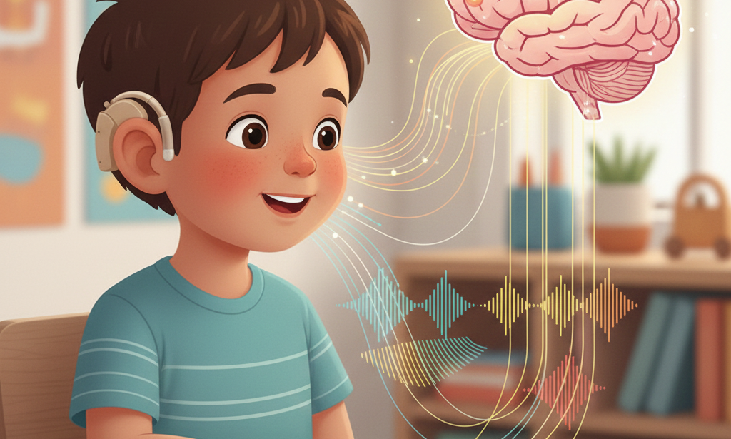 How the Ling Six Sounds Shape Early Auditory Brain Mapping and Predict Long-Term Speech Perception in Children With Hearing Loss